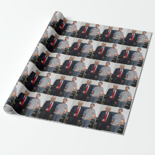 Je ontmoette President Donald Trump   Foto toevoeg Cadeaupapier