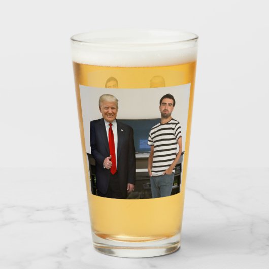 Je ontmoette President Donald Trump | Foto toevoeg Glas (Voorkant gevuld)