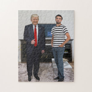 Je ontmoette President Donald Trump Foto toevoeg Legpuzzel