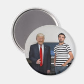 Je ontmoette President Donald Trump | Foto toevoeg Magneet (Voorkant / Achterkant)