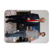 Je ontmoette President Donald Trump | Foto toevoeg Magneet (Horizontaal)