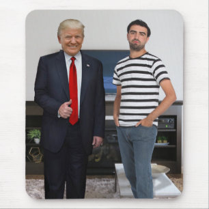 Je ontmoette President Donald Trump Foto toevoeg Muismat