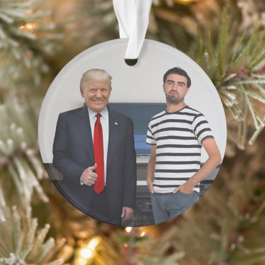 Je ontmoette President Donald Trump | Foto toevoeg Ornament (Boom)