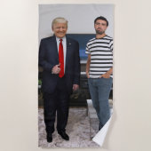 Je ontmoette President Donald Trump | Foto toevoeg Strandlaken (Voorkant)