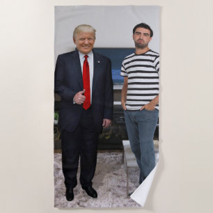 Je ontmoette President Donald Trump Foto toevoeg Strandlaken