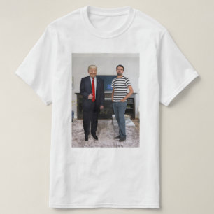 Je ontmoette President Donald Trump Foto toevoeg T-shirt