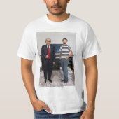 Je ontmoette President Donald Trump | Foto toevoeg T-shirt (Voorkant)