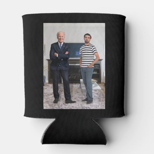 Je ontmoette President Joe Biden | Foto toevoegen Blikjeskoeler (Achterkant)