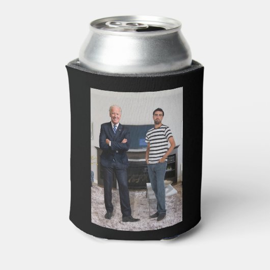 Je ontmoette President Joe Biden | Foto toevoegen Blikjeskoeler (Blikje Achterkant)