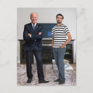 Je ontmoette President Joe Biden Foto toevoegen Feestdagenkaart