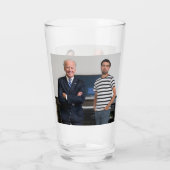 Je ontmoette President Joe Biden | Foto toevoegen Glas (Achterkant)