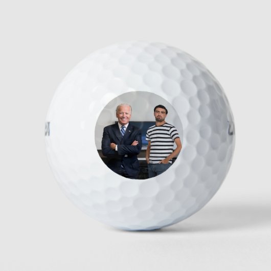 Je ontmoette President Joe Biden | Foto toevoegen Golfballen (Voorkant)