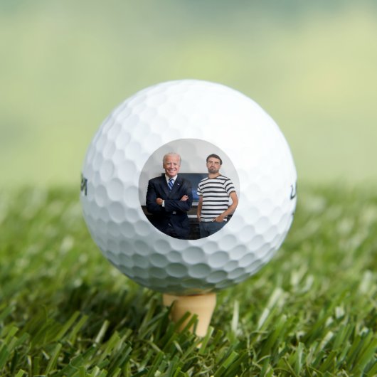 Je ontmoette President Joe Biden | Foto toevoegen Golfballen (Insitu Shirt)