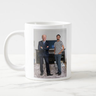 Je ontmoette President Joe Biden   Foto toevoegen Grote Koffiekop