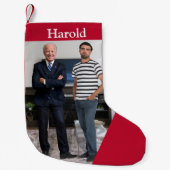 Je ontmoette President Joe Biden | Foto toevoegen Kleine Kerstsok (Voorkant)