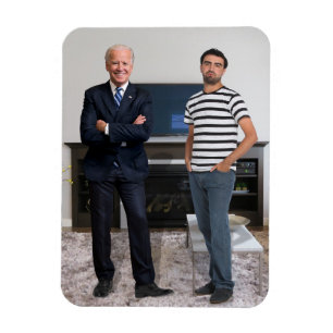 Je ontmoette President Joe Biden   Foto toevoegen Magneet