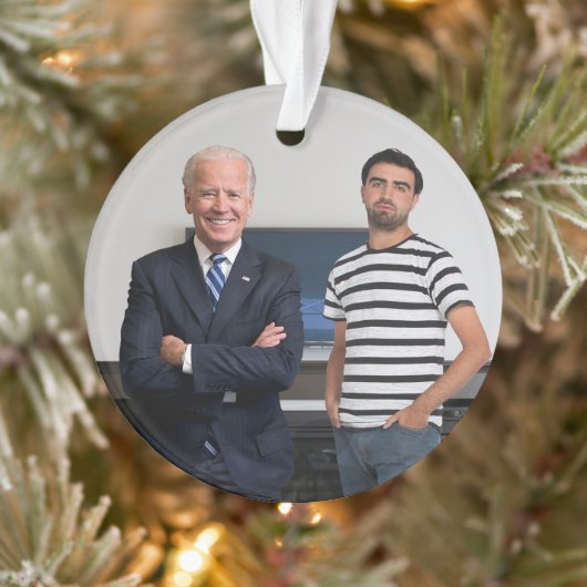 Je ontmoette President Joe Biden | Foto toevoegen Ornament (Boom)