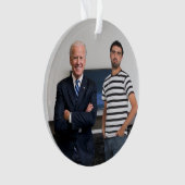 Je ontmoette President Joe Biden | Foto toevoegen Ornament (voorkant)