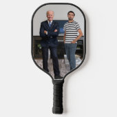 Je ontmoette President Joe Biden | Foto toevoegen Pickleball Paddle (Achterkant)