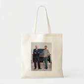 Je ontmoette President Joe Biden | Foto toevoegen Tote Bag (Voorkant)