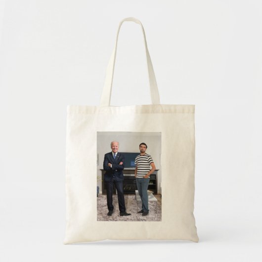 Je ontmoette President Joe Biden | Foto toevoegen Tote Bag (Voorkant)