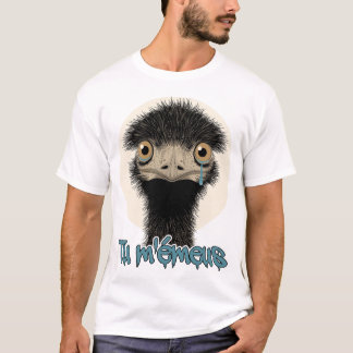 JE ONTROER JE (vogel, emotie) T-shirt