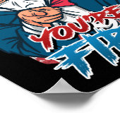 Je ontsloeg Independence Day Party USA Sam Uncle P Poster (Hoek)