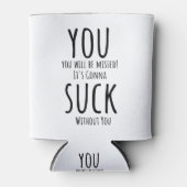 Je ontsnapt, vertrekt blikjeskoeler (Voorkant)