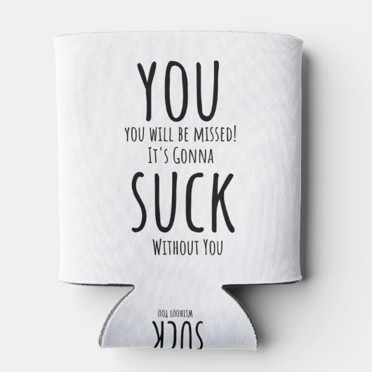 Je ontsnapt, vertrekt blikjeskoeler (Achterkant)