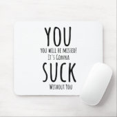 Je ontsnapt, vertrekt muismat (Met muis)