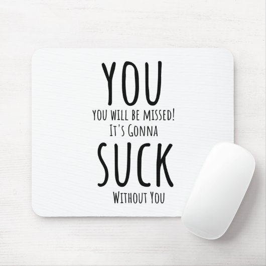 Je ontsnapt, vertrekt muismat (Met muis)