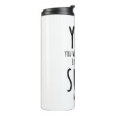 Je ontsnapt, vertrekt thermosbeker (Gedraaid links)