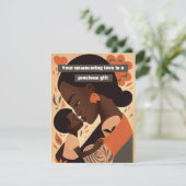 Je onwrikbare liefde is een kostbaar geschenk feestdagenkaart (Staand voorkant)