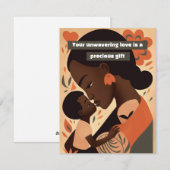 Je onwrikbare liefde is een kostbaar geschenk feestdagenkaart (Voorkant / Achterkant)