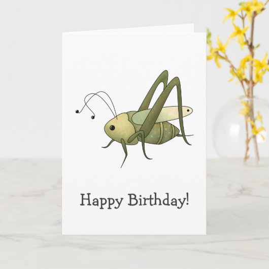 Je ook lastig vallen · Grasshopper Kaart (Gele Bloem)