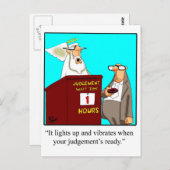 Je oordeel is klaar! briefkaart (Voorkant / Achterkant)