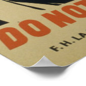 Je oorlogsplicht. Verspil geen WPA van het Water Poster (Hoek)