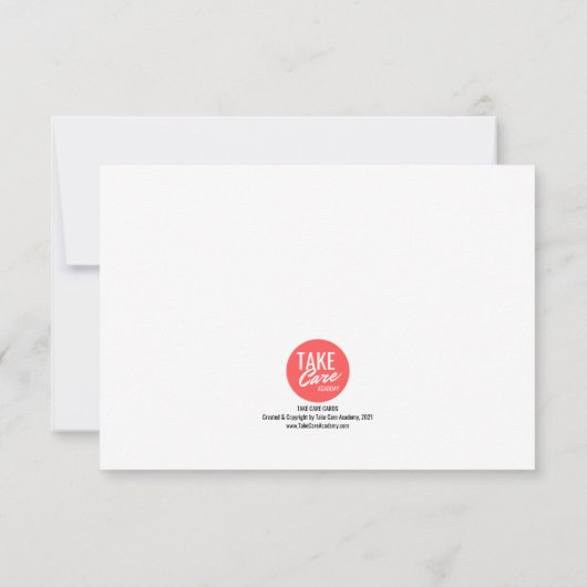 Je op de hoogte brengen - Chemo-kaarten voor aanmo Kaart (Achterkant)