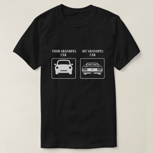 Je opa auto mijn opa auto t-shirt (Design voorkant)