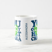 Je opent mijn hart Chakra Witte Mok Spirituele Gif (Center)