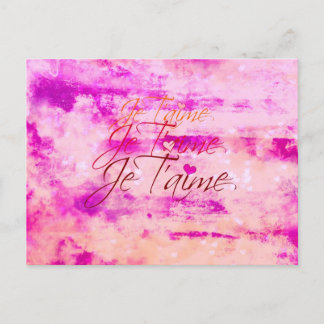 Je Opnieuw bezochte T'aime, Briefkaart