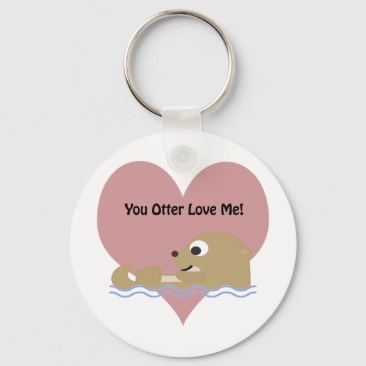 Je Otter Liefde Sleutelhanger (Voorkant)