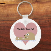Je Otter Liefde Sleutelhanger (Voorkant)
