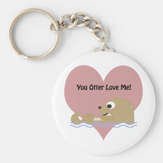 Je Otter Liefde Sleutelhanger (Voorkant)