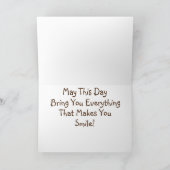 Je oude buzzard Birthday Card Feestdagen Kaart (Binnen)