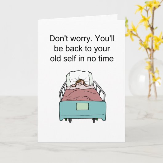 Je oude zelf kaart (Gele Bloem)