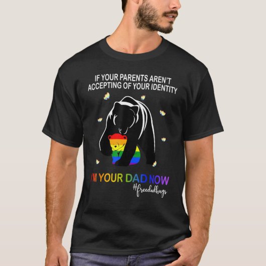 Je ouders accepteren me je vader nu. t-shirt (Voorkant)