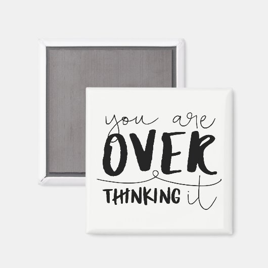 Je overdenkt het magneet (Voorkant / Achterkant)