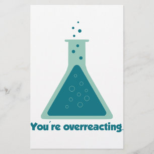 Je overreageert op Chemistry Science Beaker