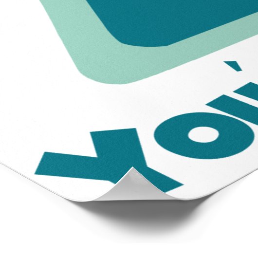 Je overreageert op Chemistry Science Beaker Poster (Hoek)